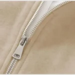 UrbanJax Khaki Women’s Cropped Bomber Jacket - Image 2